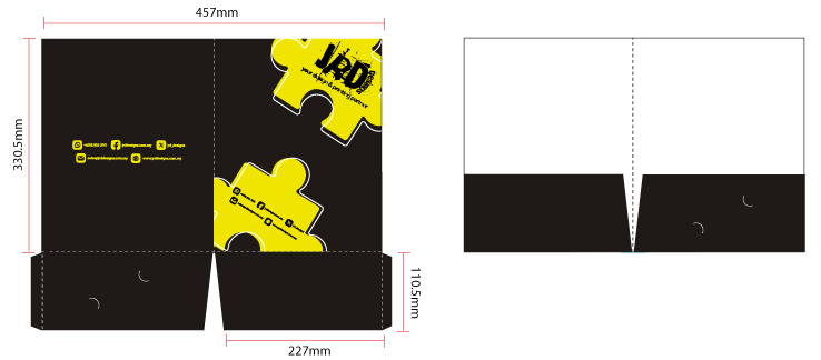 A4 Corporate Folder Printing